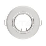 V-TAC VT-8938 GU10 Фитинг Кръг Бял 2 бр/кутия