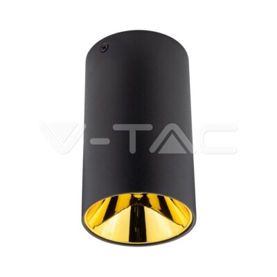 V-TAC VT-8996 GU10 Корпус Кръг Черно Златно