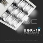 V-TAC VT-983 LED Луна SAMSUNG Чип 36W Рефлектор UGR