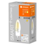 Osram 4058075609754 ЛЕД SMART Филамент Лампа Candle Димираща 4W 2700K E14