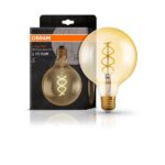 Osram 4058075092136 Винтидж ЛЕД Лампа 1906 GLOBE CL 4W 2000K E27