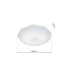 Milagro EK76188 HEX 12W LED Плафониера Ø290мм