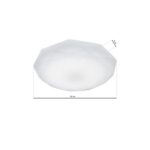 Milagro EK76189 HEX 24W LED Плафониера Ø500 мм