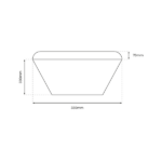 Milagro EK7791 LED Плафон NEMO BLACK 17W