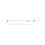 Milagro EK8241 LED луминесцентна лампа 9W 850lm 6500K 60см