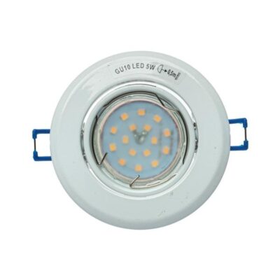 Milagro EKZ2556 КРЪГЛА GU10 1X5W LED БЯЛА