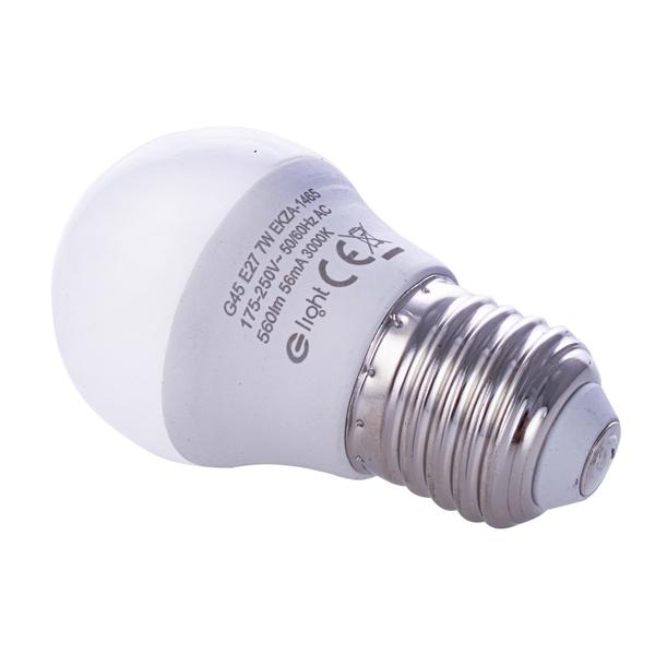 Milagro EKZA1465 LED крушка 7W E27 G45. Цвят: Топъл