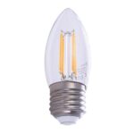 Milagro EKZF003 LED крушка с нажежаема жичка 4W C37 E27 2700K