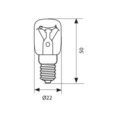 Vivalux VIV003182 Лампа със специално предназначение за печки PS 15W 110lm E14