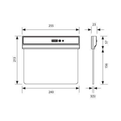 Vivalux VIV004031 Евакуационна LED табела SALVE LED 18W Li-Ion 37V