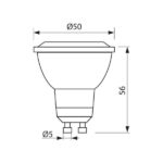 Vivalux VIV003579 LED лампа PROXI LED JDR 5W 380lm GU10 3000К