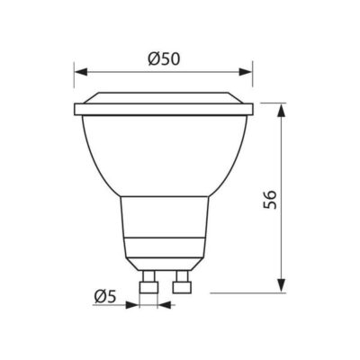 Vivalux VIV003579 LED лампа PROXI LED JDR 5W 380lm GU10 3000К