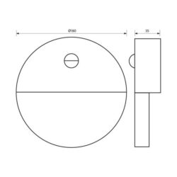 Vivalux VIV004547 LED аплик със сензор за движение AURA LED 10W SR14 IP54