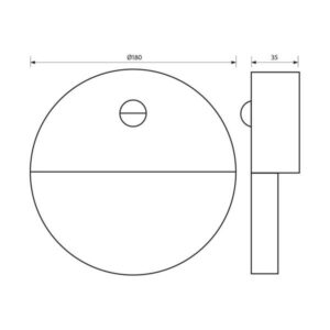 Vivalux VIV004547 LED аплик със сензор за движение AURA LED 10W SR14 IP54