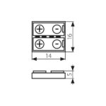 Vivalux VIV003721 Свързващ елемент за LED ленти CONNECTOR 10 mm SMD5050 MIDDLE