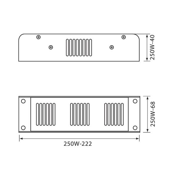 Vivalux VIV003899 LED захранване SMPD LED DRIVER 250W