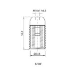 Vivalux VIV002705 Фасунга термопластична K/38/F/T210/B