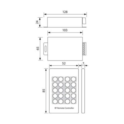 Vivalux VIV003631 RGB RF LED контролер