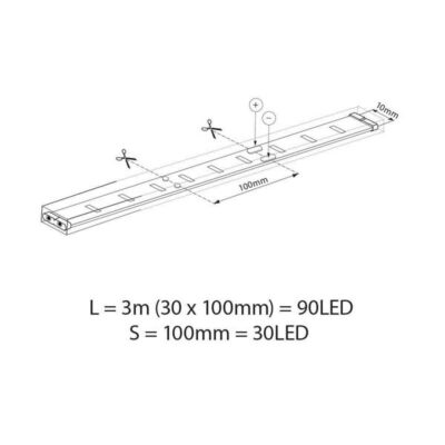 Vivalux VIV004496 Комплект RGB лента+захранване+контролер BAGRA LED 30 SMD5050 3м