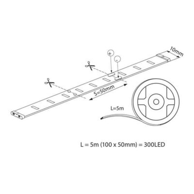 Vivalux VIV003590 LED лента RGB MEGA LED 60 SMD5050 5м