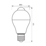 Vivalux VIV004985 LED лампа с IR сензор за движение SIGMA LED PIR 11W 1000lm E27 4000K