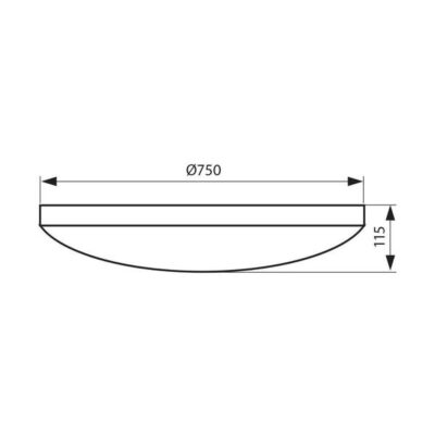 Vivalux VIV004287 LED плафониера CELINE LED 100W 3000-6400K