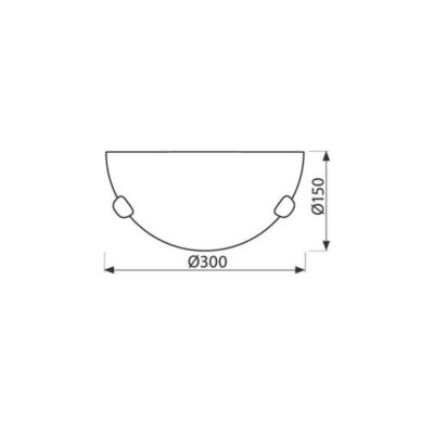 Vivalux VIV002363 Аплик за стена OLIVA RAME 300mm 1xE27 IP20 220V