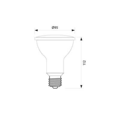 Vivalux VIV004101 Рефлекторна LED лампа BLAST LED PAR30 12W 850lm E27 3000K