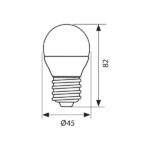 Vivalux VIV003410 LED лампа CAMEO LED 6W 470lm E27 3000K