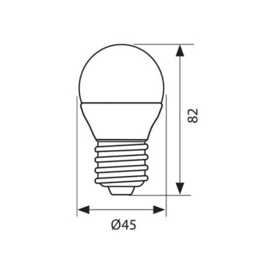 Vivalux VIV003410 LED лампа CAMEO LED 6W 470lm E27 3000K