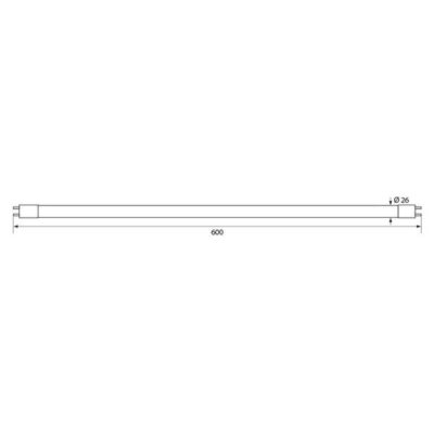 Vivalux VIV004551 LED тръба ROYAL LED 9W 900lm T8 600mm G13 4000K