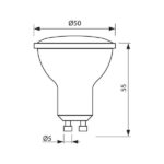 Vivalux VIV003710 LED лампа VOLUX LED JDR 7W 450lm GU10 3000K