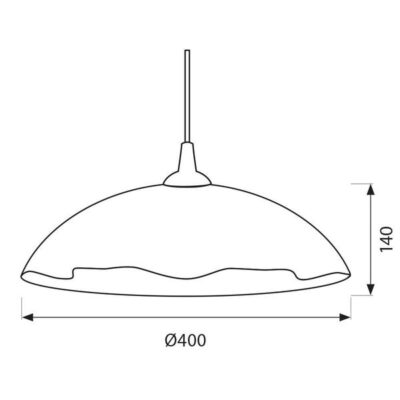 Vivalux VIV000691 Полилей FAZZOLETTO 51310 стационарен Ø400 мм