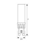 Vivalux VIV004237 LED лампа OTO LED 7W 700lm G9 3000K