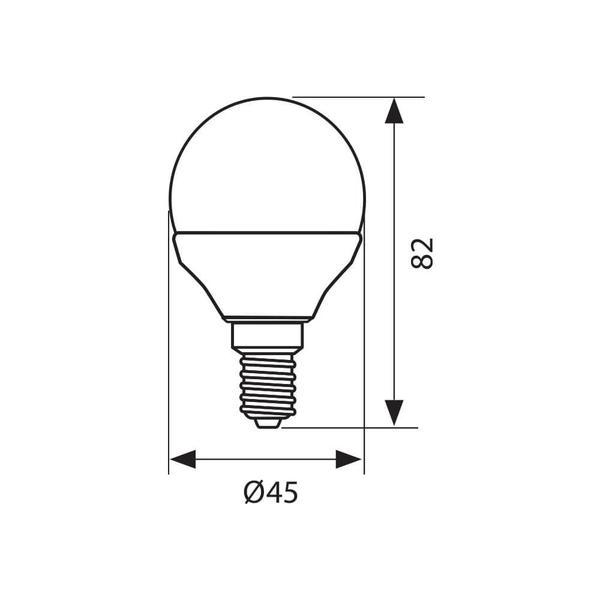 Vivalux VIV003409 LED лампа CAMEO LED 6W 480lm E14 4000K