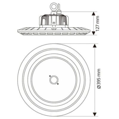 Vivalux VIV004155 Индустриално осветително тяло SCI-FI LED 200W 120D 5000-5500K IP65