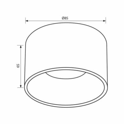 Vivalux VIV004700 Луна за вграждане POLLA SL513 G5.3 бял/злато