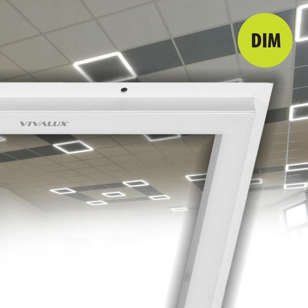 Vivalux VIV004673 Светеща LED рамка SOLO LED 40W 3600lm димируема бялa 6400K