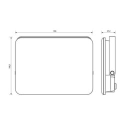 Vivalux VIV004534 LED прожектор RICH LED 50W черен 6400K