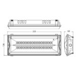 Vivalux VIV004116 Аварийно осветително тяло CASTOR LED 5W IP65 Li-ion 3.7V