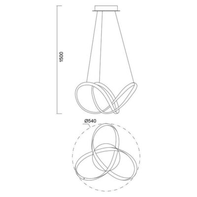 Vivalux VIV004613 LED полилей WILD LED 43W 4000K