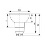 Vivalux VIV003294 Халогенна лампа JDR 18W 180lm GU10 2800K