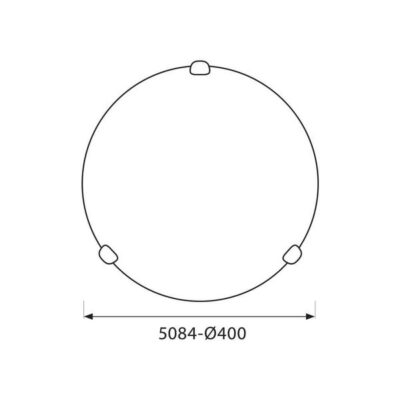 Vivalux VIV000423 Плафониера CATENA 5084 Ø400 мм