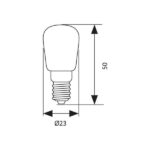 Vivalux VIV003491 LED лампа за хладилник/фризер FRIGO LED 1.5W 120lm E14 4000K