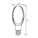 Vivalux VIV004002 LED лампа MARS LED 20W 2600lm E27 4000K