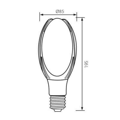 Vivalux VIV004002 LED лампа MARS LED 20W 2600lm E27 4000K