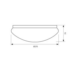 Vivalux VIV003426 LED плафониера CHIARA LED 10W 4000K