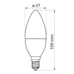 Vivalux VIV004300 LED лампа NORRIS LED PREMIUM 9W 868lm E14 3000K