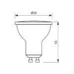 Vivalux VIV003938 LED лампа BETA LED JDR 3W 250lm GU10 3000K