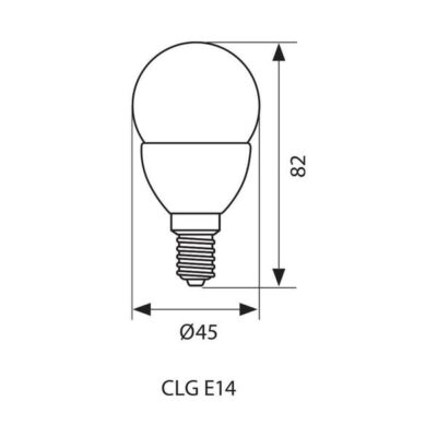 Vivalux VIV003056 LED лампа CERAMIC LED 3.5W 220lm E14 3000K